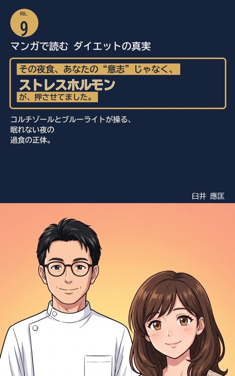 Vol.9 その夜食スイッチ、ストレスが押してました の表紙